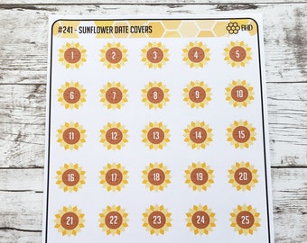 Sunflower Date Covers (Set of 35) Item #241