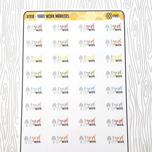 Yard Work Markers (Set of 40) Item #918