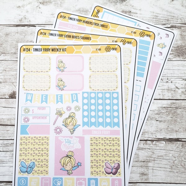 Tinkerbell Happy Planner Etsy
