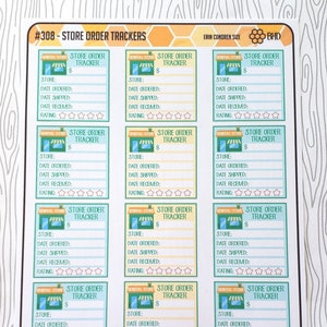 Store Order Trackers (Set of 15) Item #308