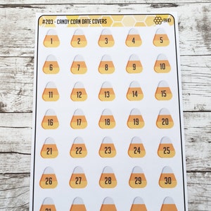 Candy Corn Date Covers (Set of 35) Item #203