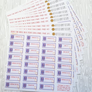 Read The Bible In A Year Challenge (Set of 372) Item #682