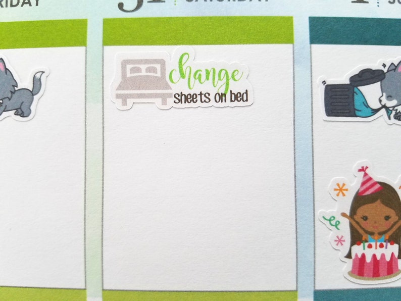 Change Sheets on Bed Markers set of 40 Item 860 Etsy