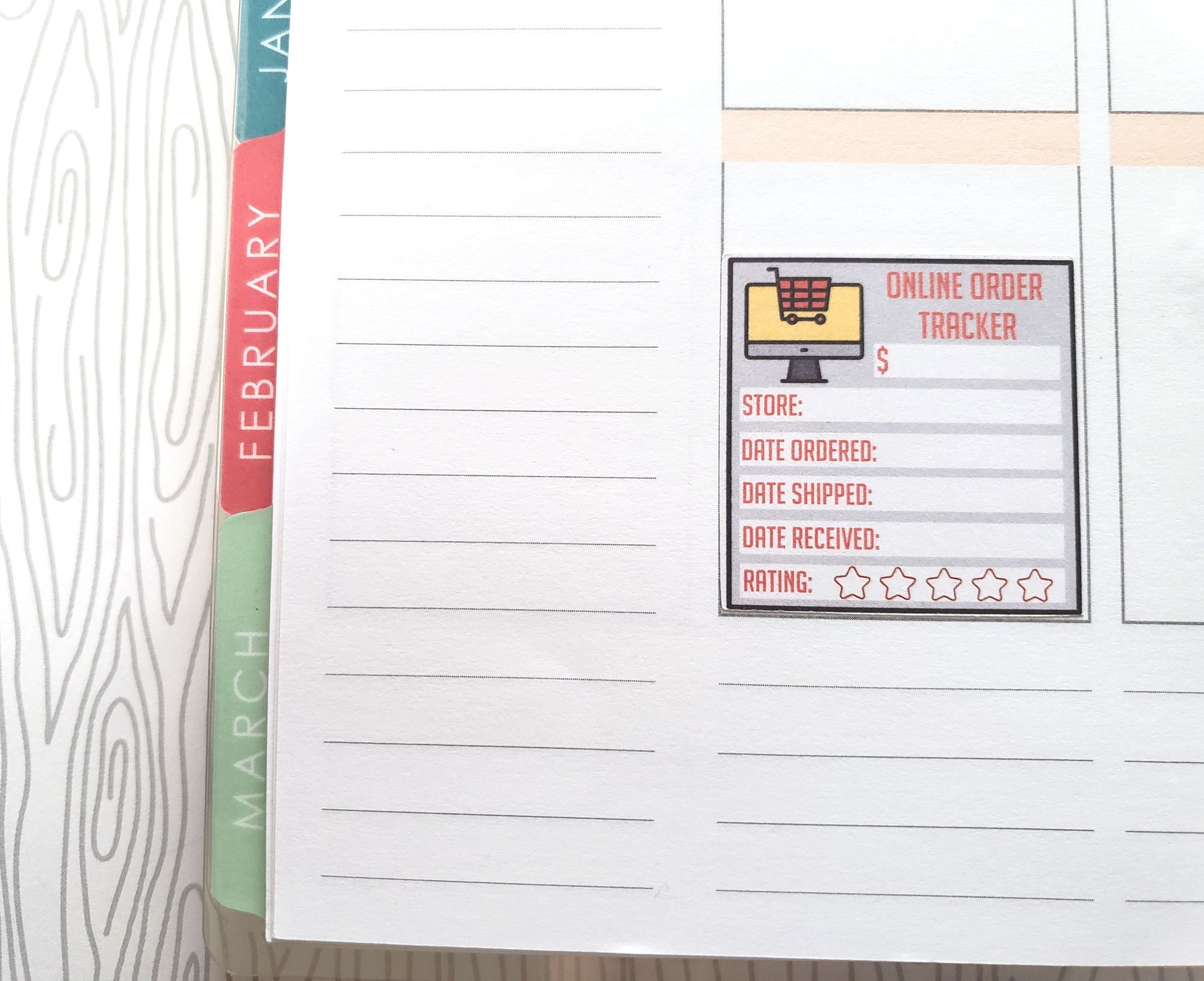 Online Order Trackers (set of 15) Item #582 - Etsy