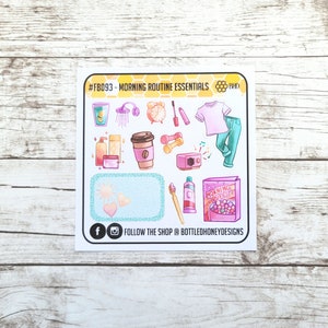 Morning Routine Essentials // Monthly Freebie // Item #FB093