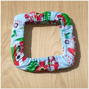 Camping Christmas QSnap Grime Guard Cover for Cross Stitch and Needlework - 8x8 Standard Width Only