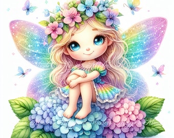 Rainbow Fairy Full Coverage Cross Stitch Pattern | Instant Download PDF | Cross Stitch Chart | Pattern Keeper Compatible