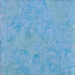 May include: A light blue fabric with a marbled pattern. The fabric has a soft, textured feel and is perfect for crafting projects.