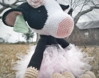 Crochet Cow Lovey