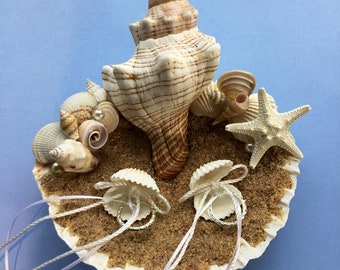 Seashell Ring Bearer Holder / Shell Ring Holder