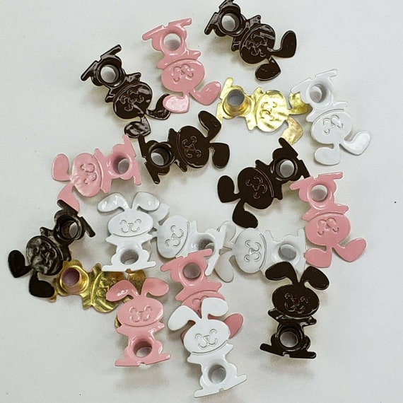 18 Butterfly Eyelets 6 Spring Clrs Crafts Stamping Scrapbooking  Embellishments Handmade Cards Paper Art 