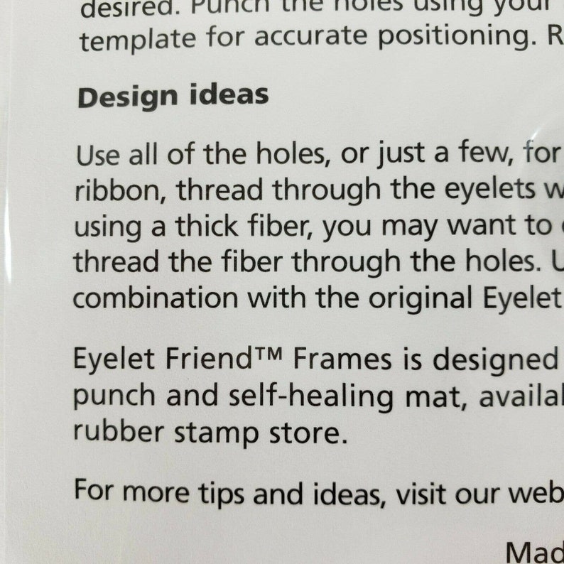 Eyelet Friend Oval Frames Template Timeless Touches Paper Art Cards ...