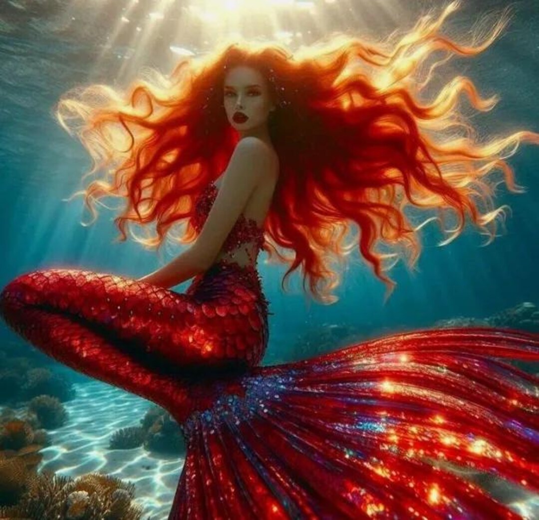 Merfolk Princess Princess Ceasg Merfolk Mermaid Adoring Wish Granter for Love, Beauty ...