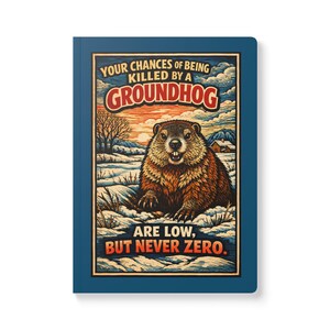 Rolig Groundhog-illustration Dina chanser att bli dödad av en Groundhog Journal