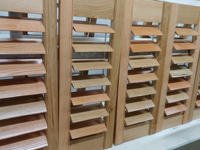 Plantation Shutters Solid Wood Unfinished Poplar Our Etsy