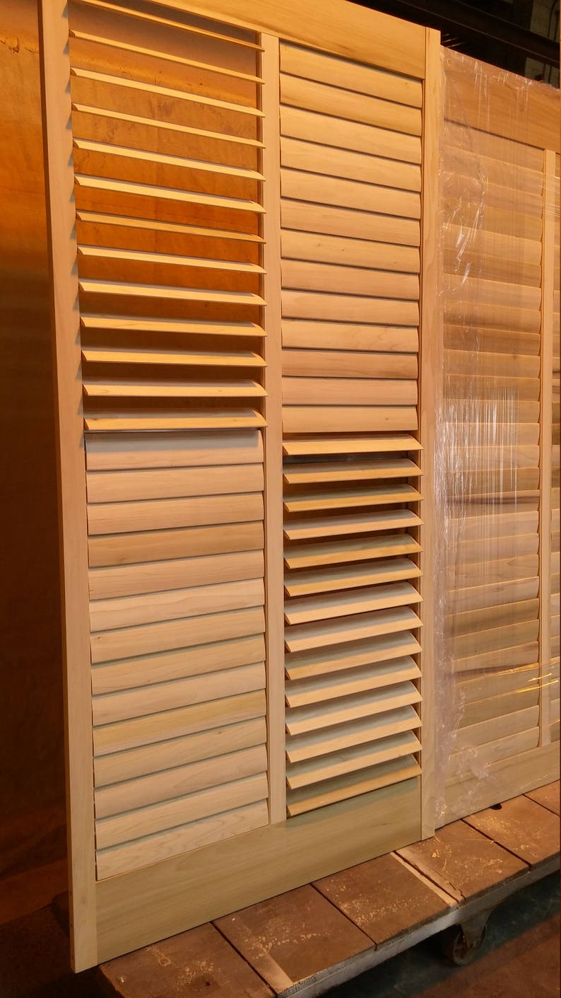 Bahama Window Shutters Unfinished Poplar Etsy