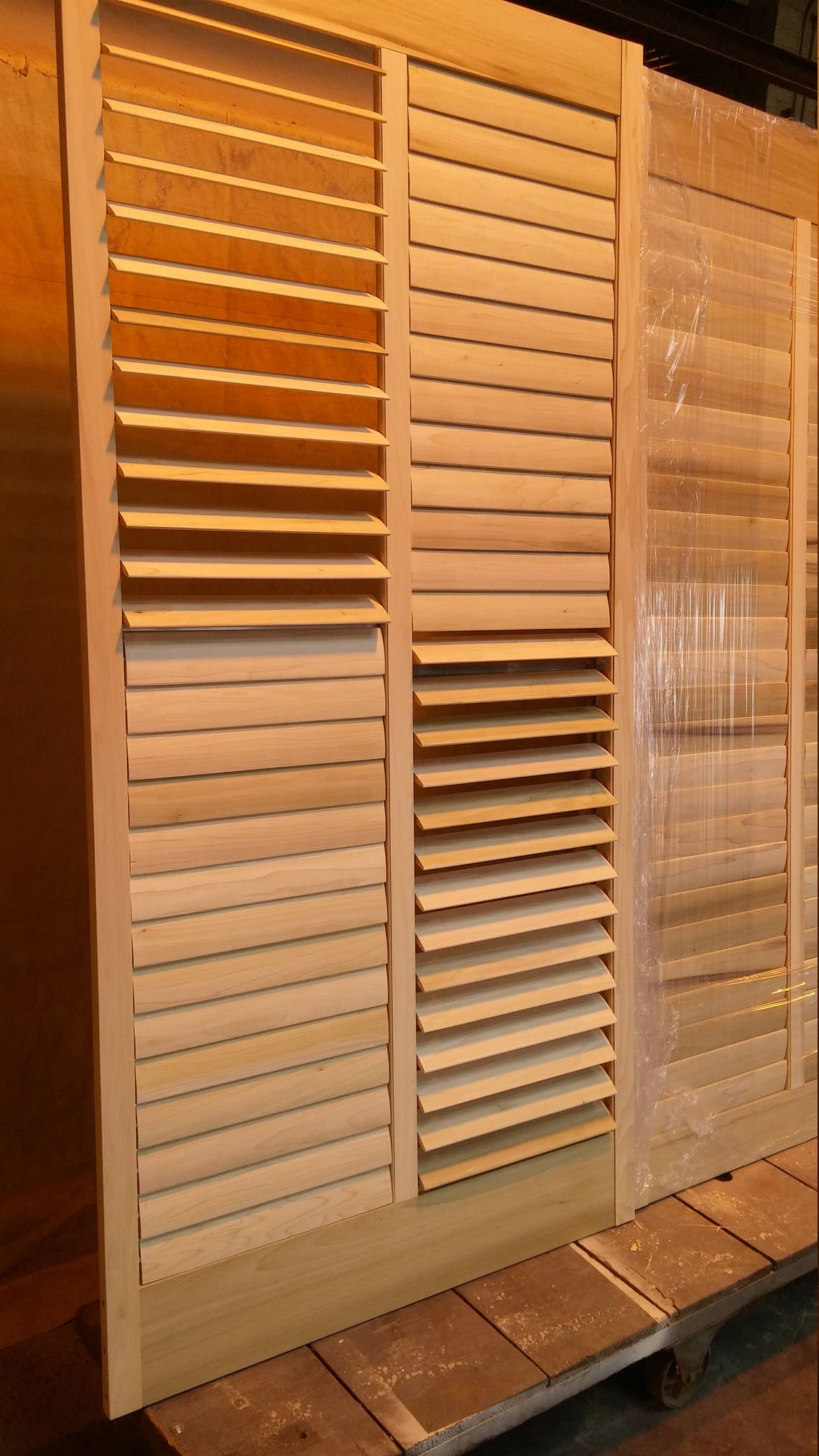 Plantation Shutters Solid Wood Unfinished Poplar Our Etsy