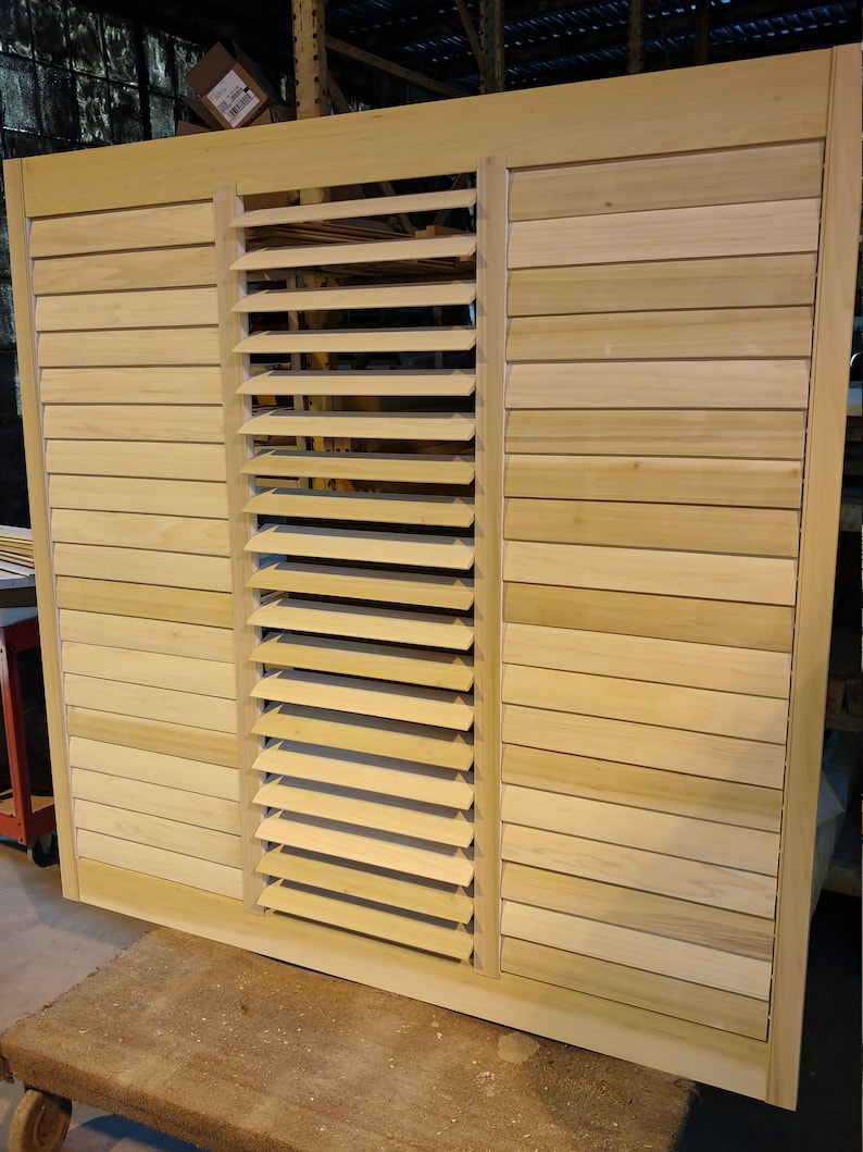 Bahama Window Shutters Unfinished Poplar Etsy