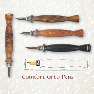 Pennen met comfortabele grip