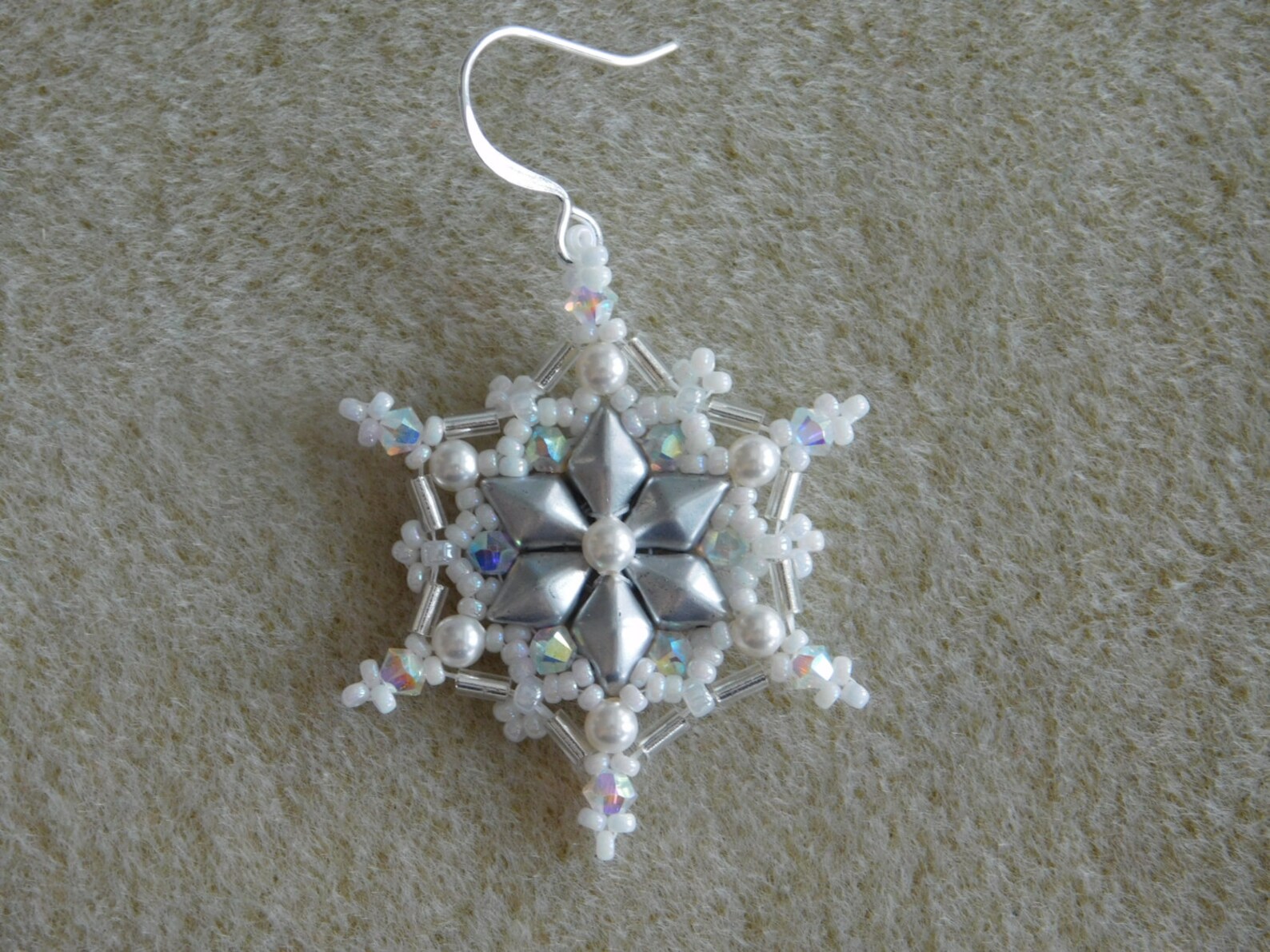 Beading Earring Tutorial Beaded Pattern January Earring Tutorial