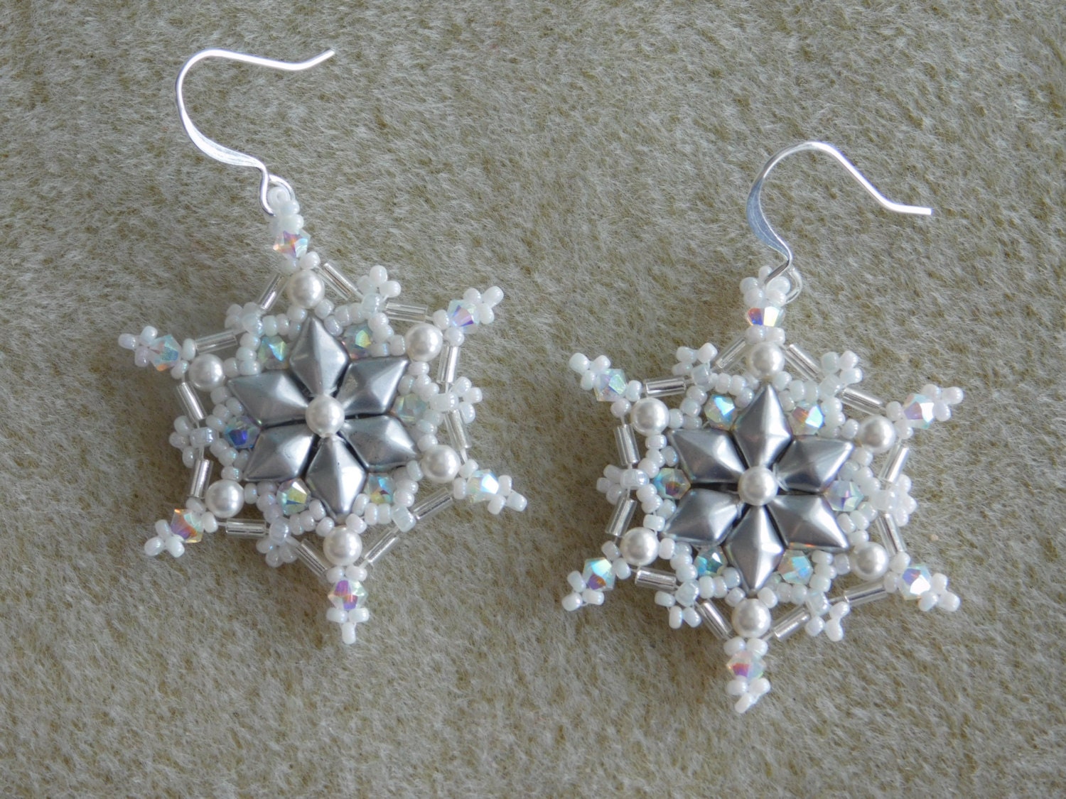 Beading Earring Tutorial Beaded Pattern January Earring Tutorial