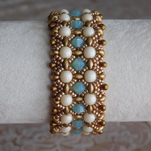 Beaded Bracelet Tutorial Bead Pattern Jewelry Instructions - Etsy