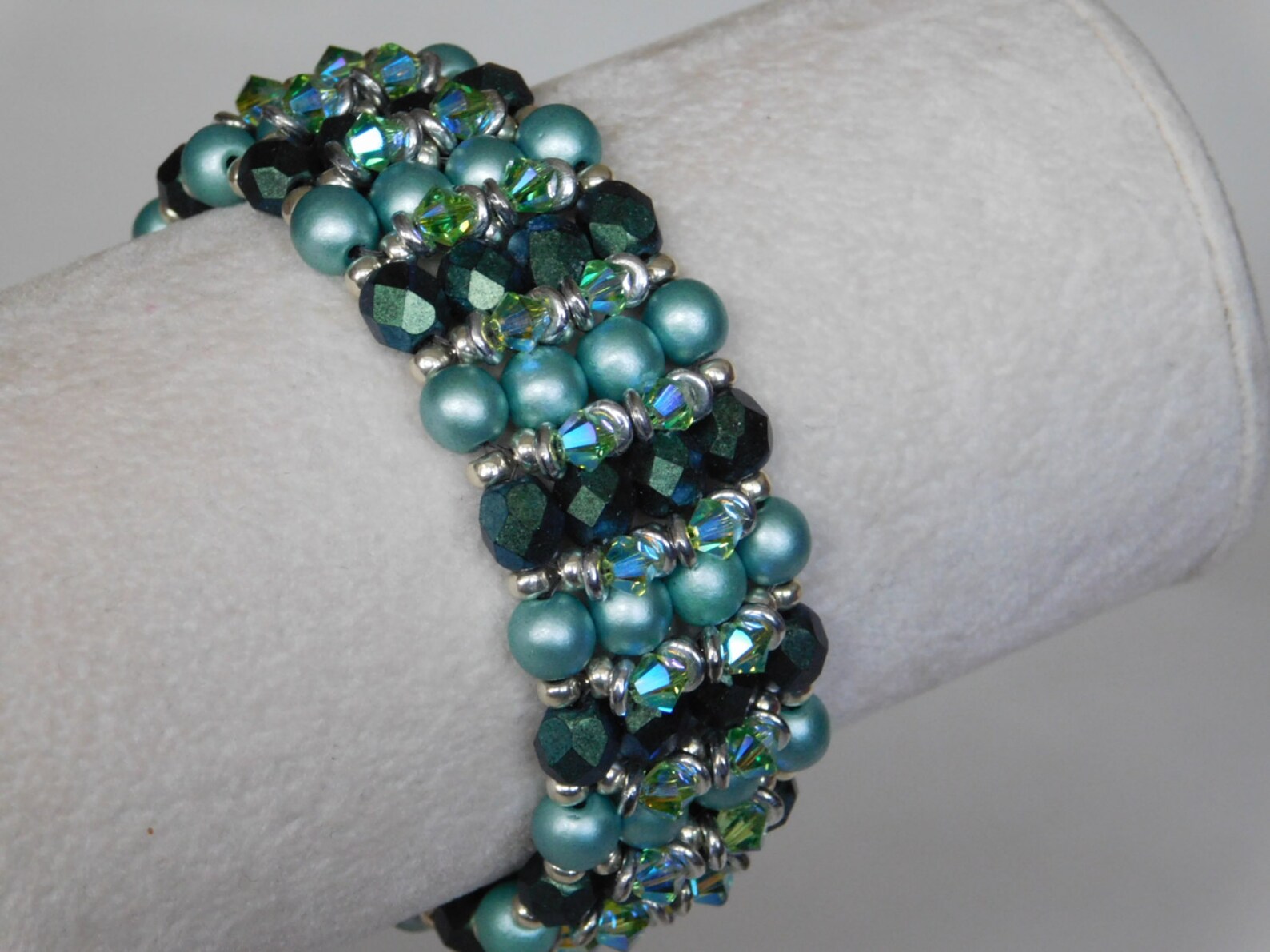 Beaded Bracelet Tutorial Bead Pattern Jewelry Instructions Etsy