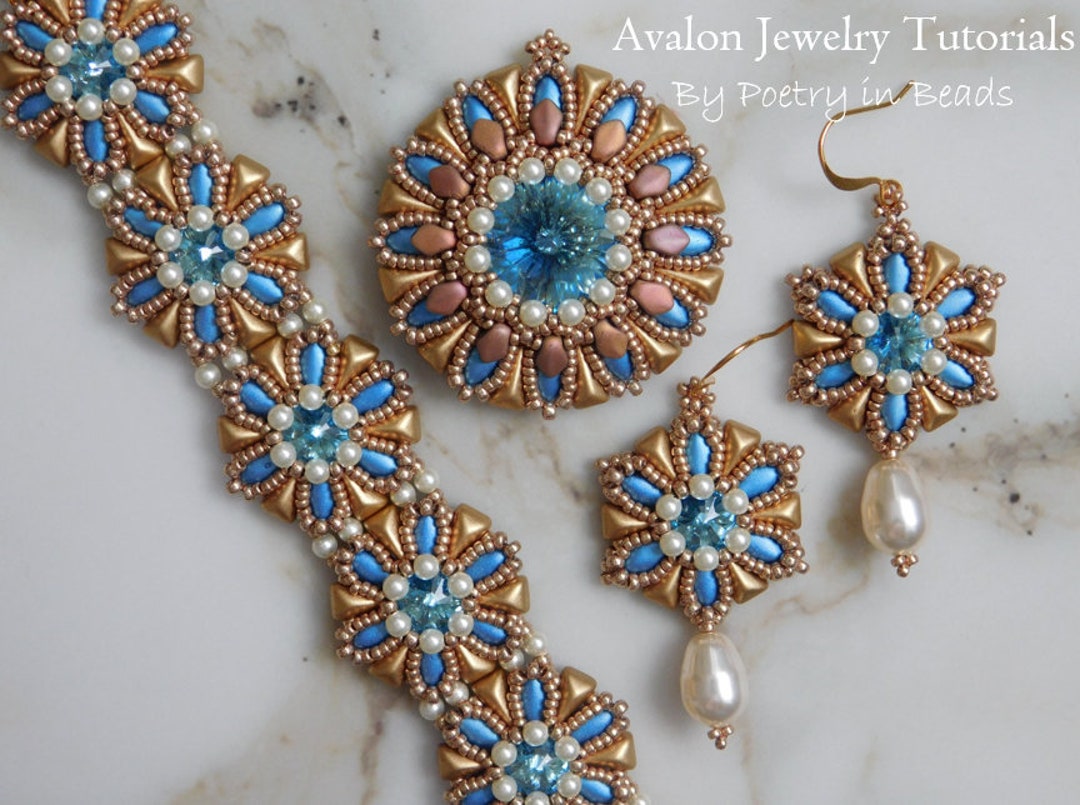 3 Beading Tutorials, Avalon Jewelry Tutorials, Bracelet Tutorial