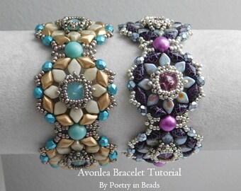 Tutorial per braccialetti di perline, tutorial per braccialetti Avonlea, perline a forma di aquilone, perline Gemduo, tutorial per la creazione di gioielli, creazione di gioielli, perline di semi, tessitura di perline