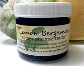 Vegan Lemon Bergamot Moisturizer, Body Balm, Face Cream, Skin Moisturizer, Vegan, Dry Skin Relief, Chapped Hands Comfort, Skin Cream