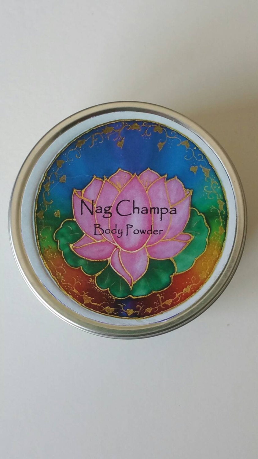 Nag Champa Body Powder, Powder, Body Powder, Talc-Free Powder, Dustin…