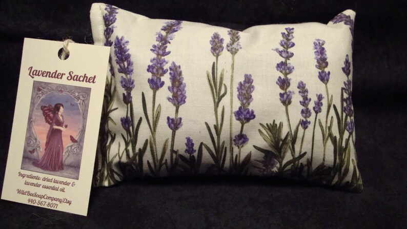 Lavender Sachet Sachet Herbal Pillow Lavender Lavender Etsy
