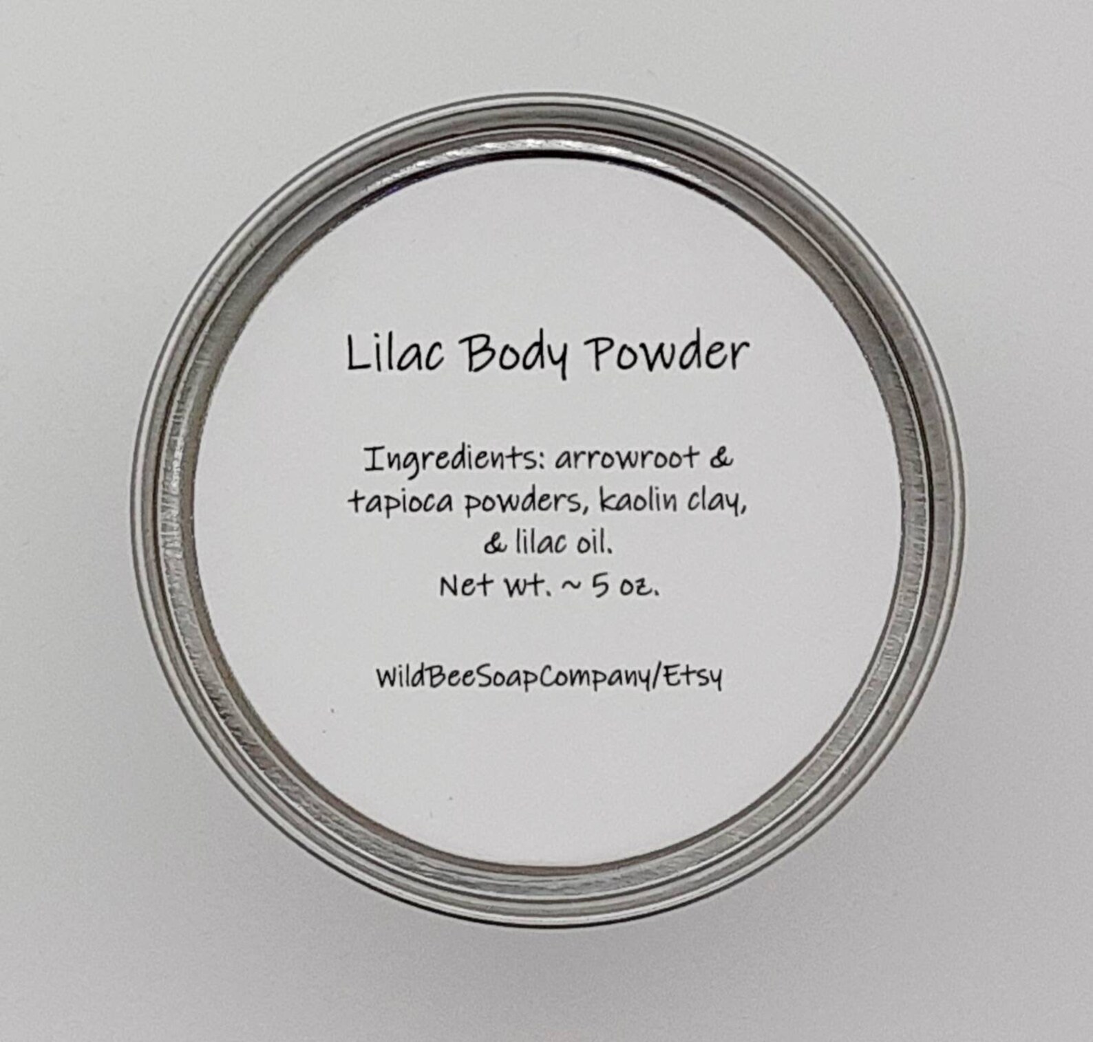 Lilac Body Powder Body Powder Powder Natural Powder Talc Etsy