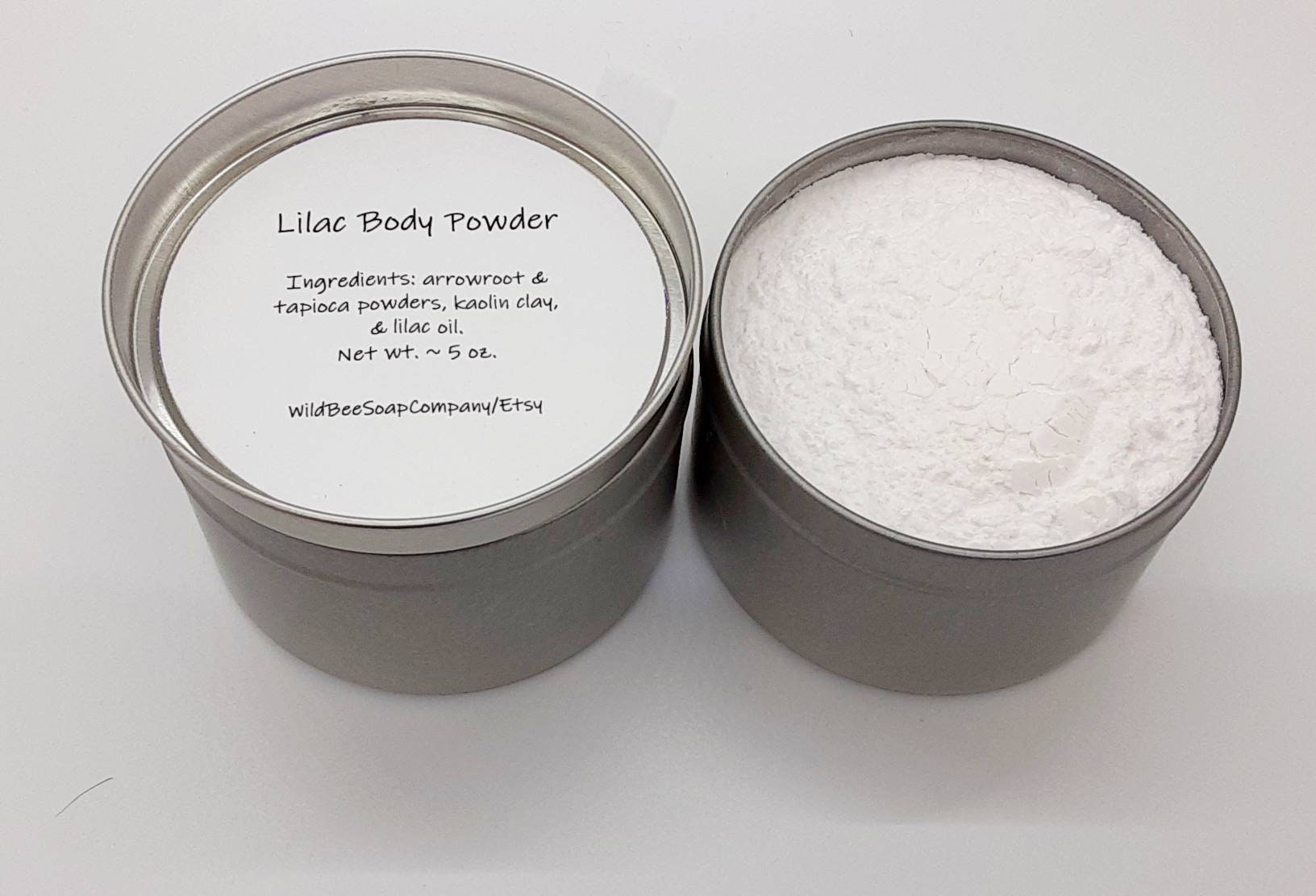 Lilac Body Powder Body Powder Powder Natural Powder Talc Etsy