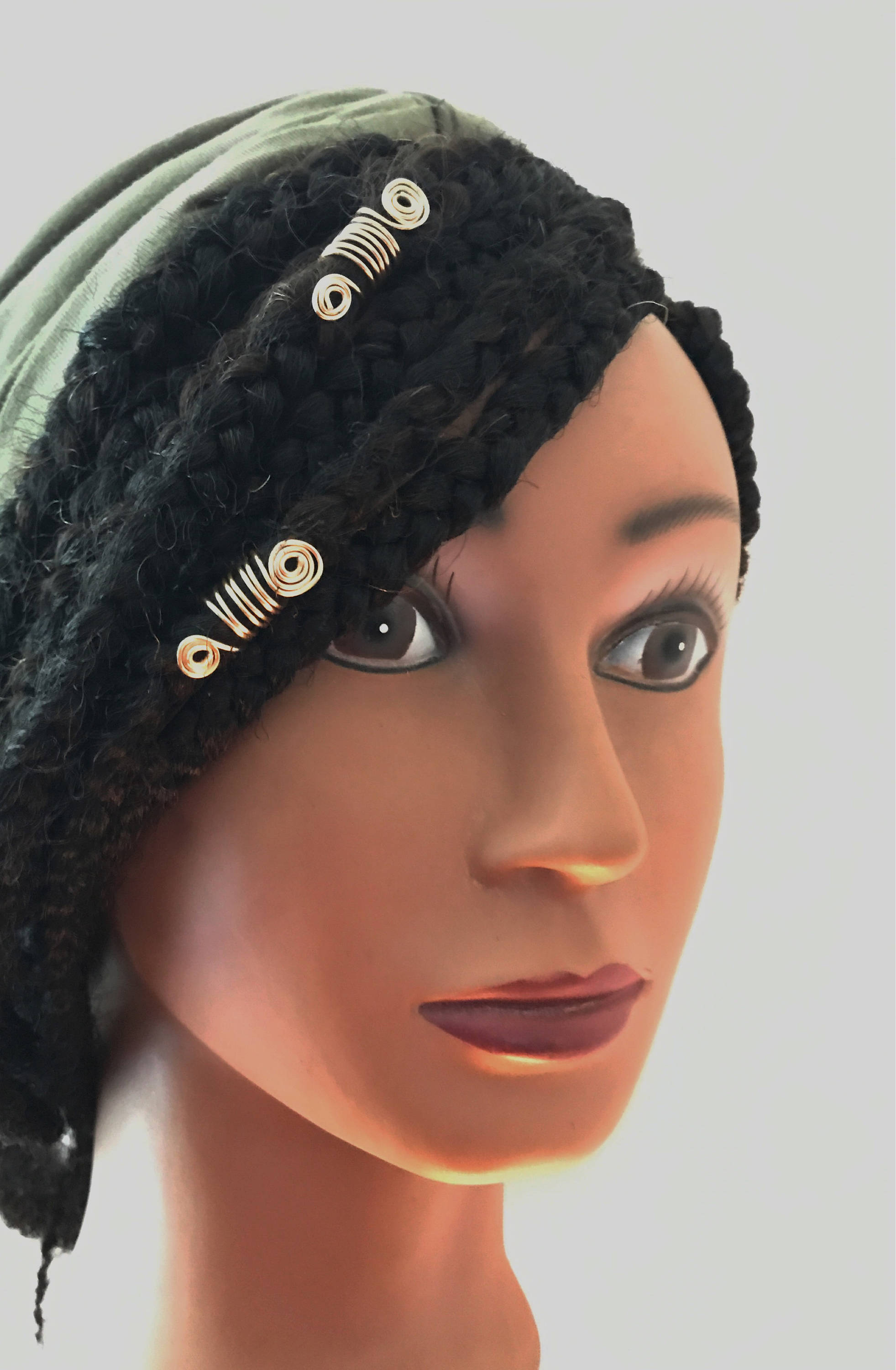 Set of 2 Boho Loc Jewelry Hair Jewelry for Braids Loc  Etsy