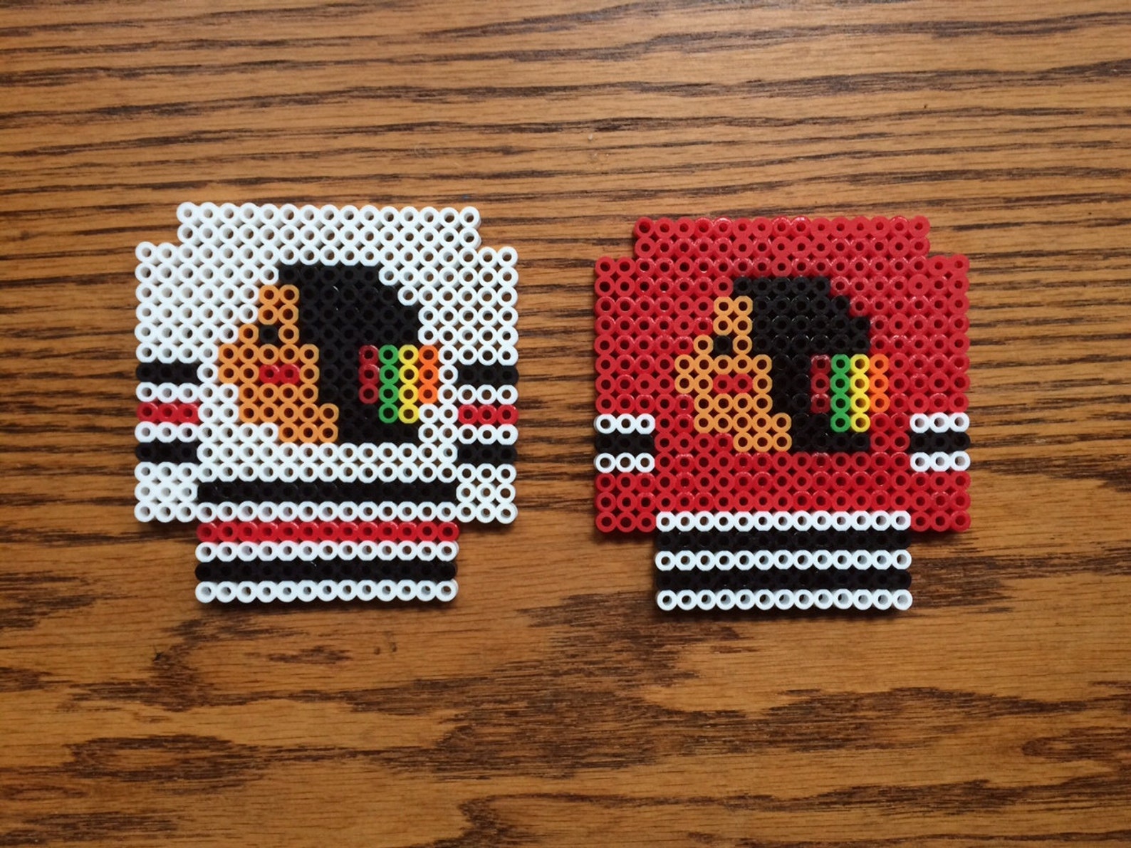 Chicago Blackhawks Perler Bead Set Etsy