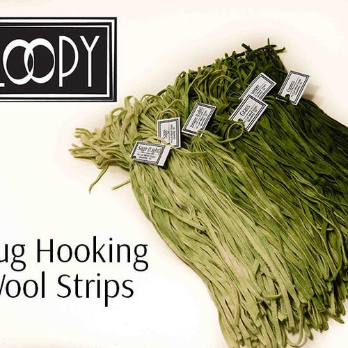 Rug Hooking Wool Strips 6 Blue Values 100 Wool Hand Dyed Etsy