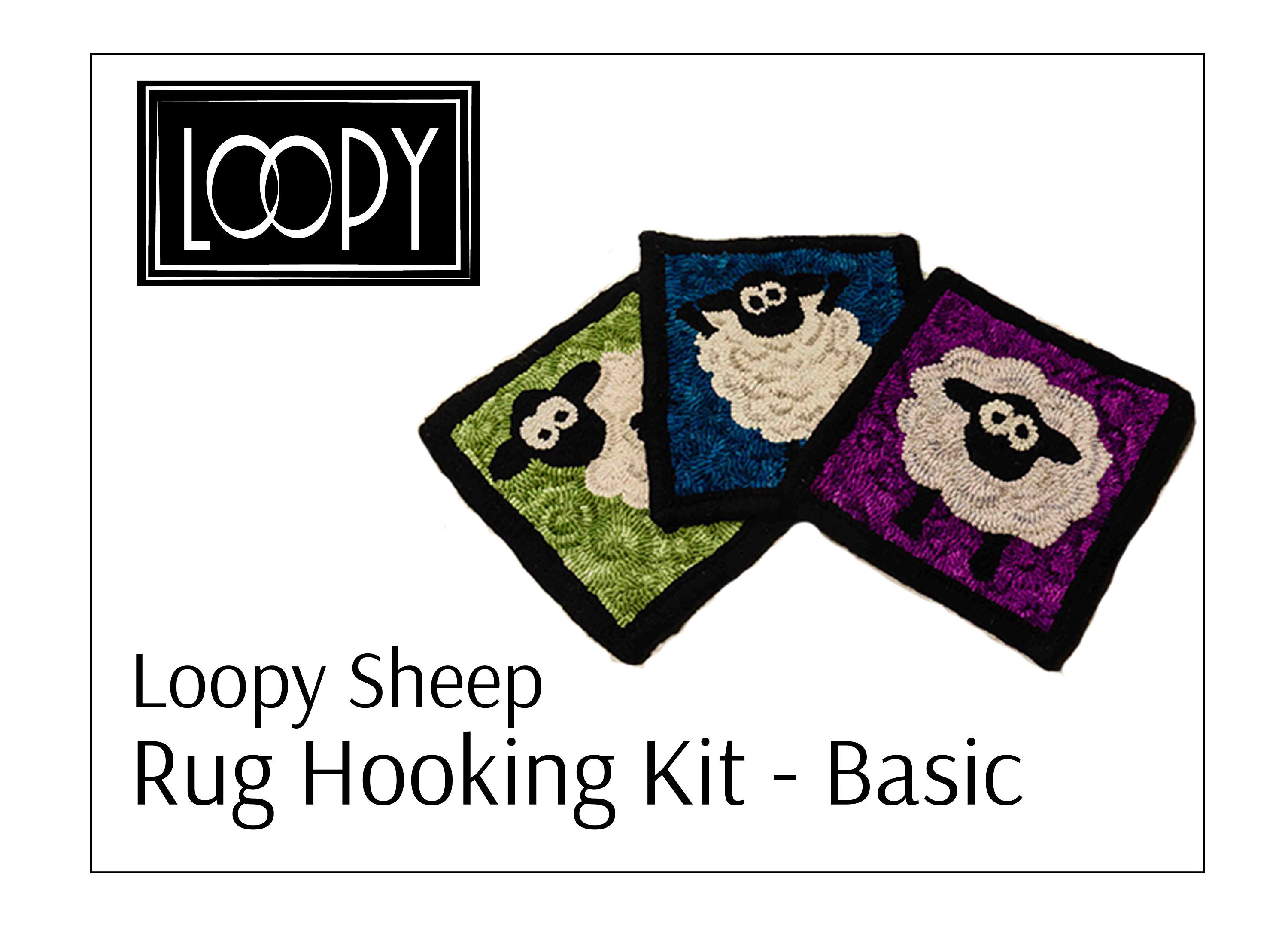Rug Hooking Kit Sheep Adult Crafts Beginner Rug Hooking Etsy UK