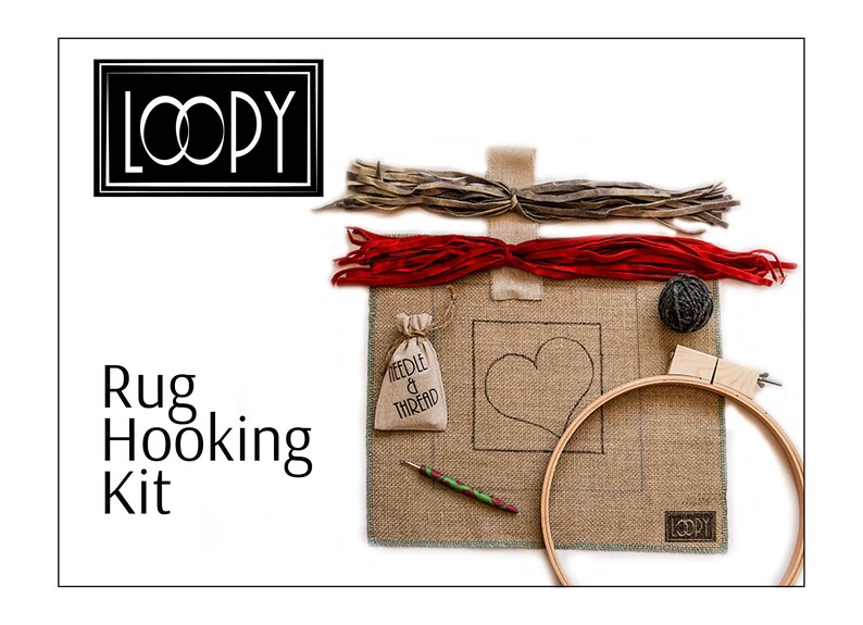 Rug Hooking Kit DIY Craft Kit Beginner Rug Hooking Kit Etsy
