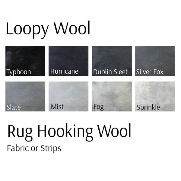 Rug Hooking Wool Grey, Grey Wool Fabric, Rug Hooking Grey Wool