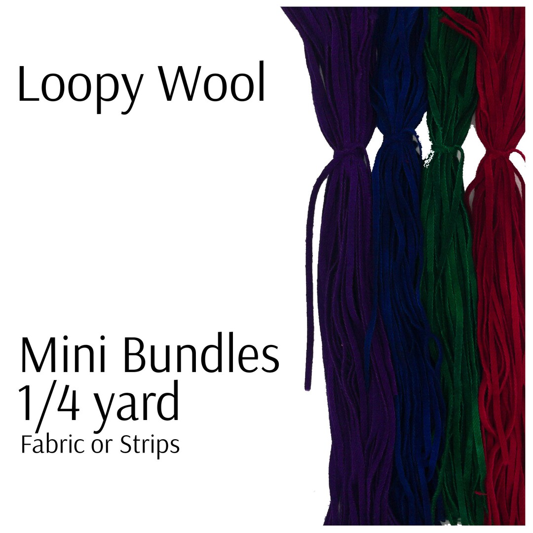 Rug Hooking Mini Bundles 1/4 Yard Wool Jewel Tone Rug Etsy