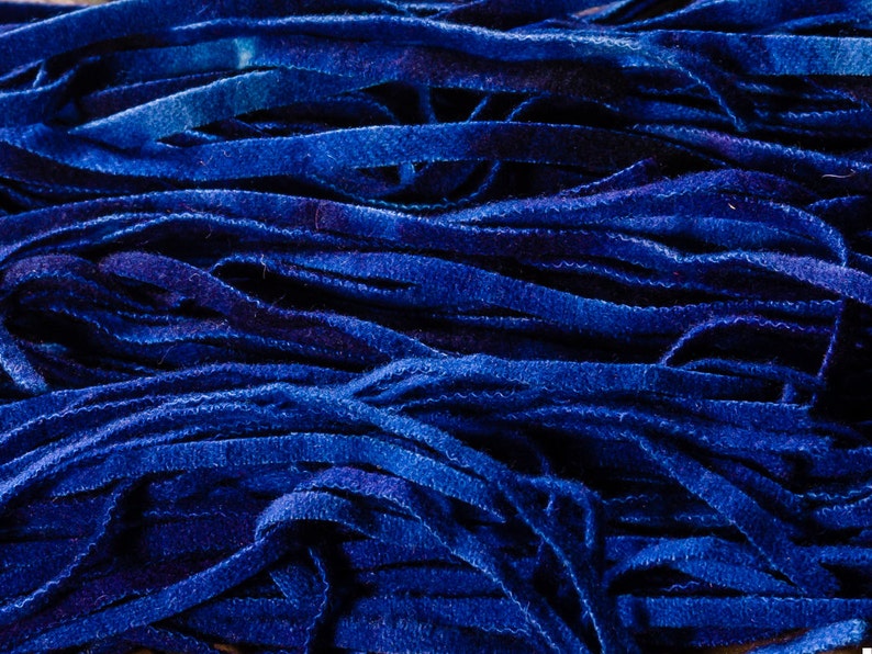 Rug Hooking Wool Strips Blue loopy's Favorite Blue Etsy