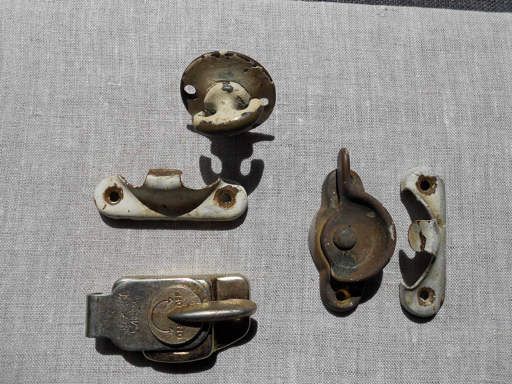 Vintage Hardware for Assemblage. Locks Are Functional but for Craft Use