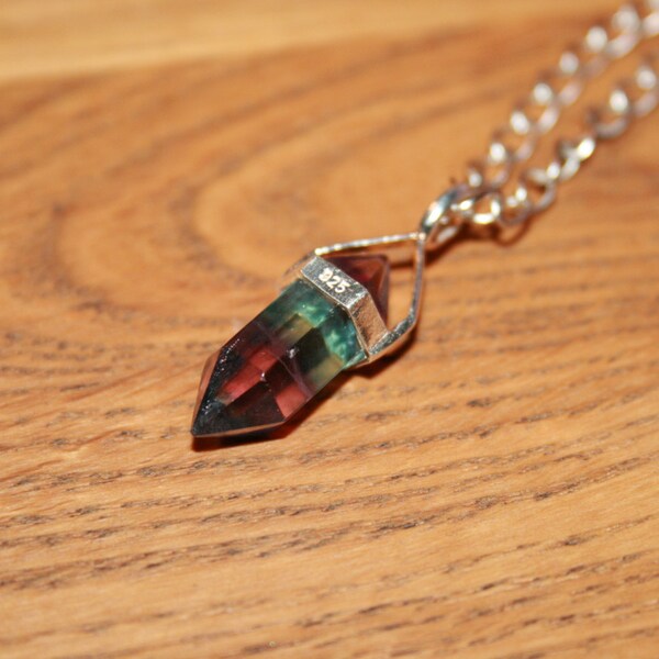 Regenbogenfluorit Kette