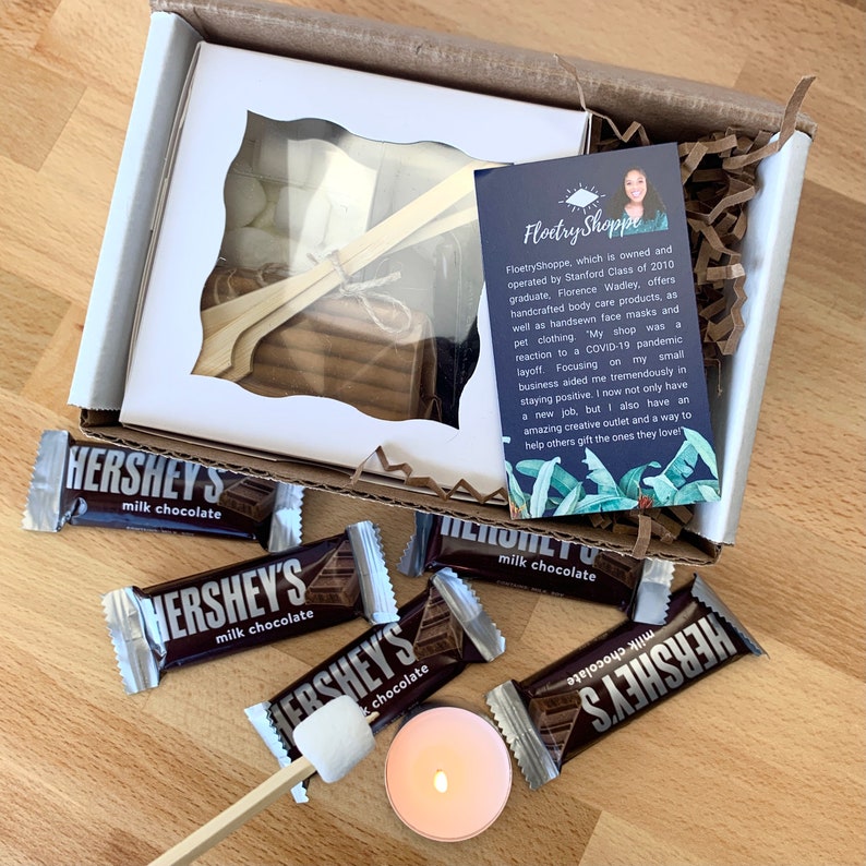 Mini Smores Kit Party Favor, Tiny Camping, Team Building, S'more Kit Bulk, Birthday, Wedding image 2