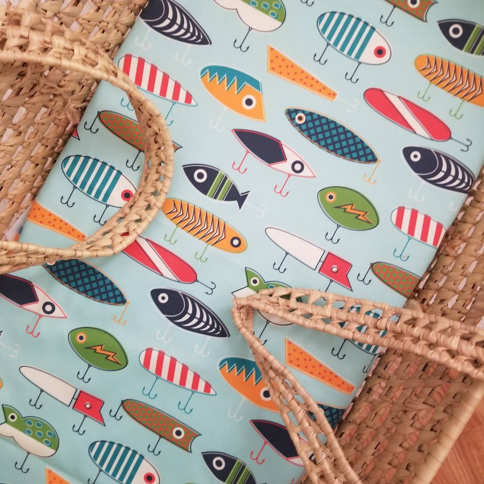 Fishing Crib Bedding Fishing Crib Sheet Nautical Nursery Etsy