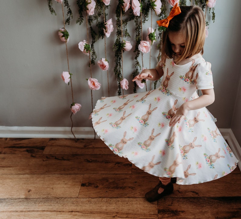 girls easter bunny dress