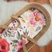 Boho Floral Crib Bedding Nursery Decor - Vintage Floral Baby Bedding - Floral Nursery - Floral Crib Sheets - Bassinet - Moses Basket -  Boho 