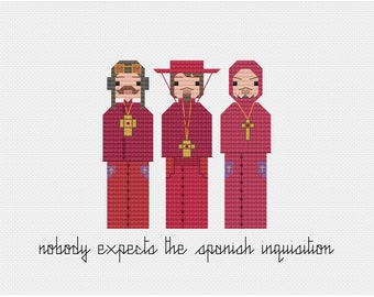 The Spanish Inquisition parody PDF Digital Pattern