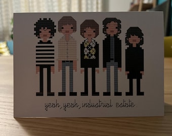 The Fall - Industrial Estate blank greeting card